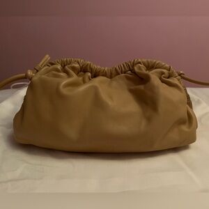 Mansur Gavriel Tan Drawstring Shoulder Bag